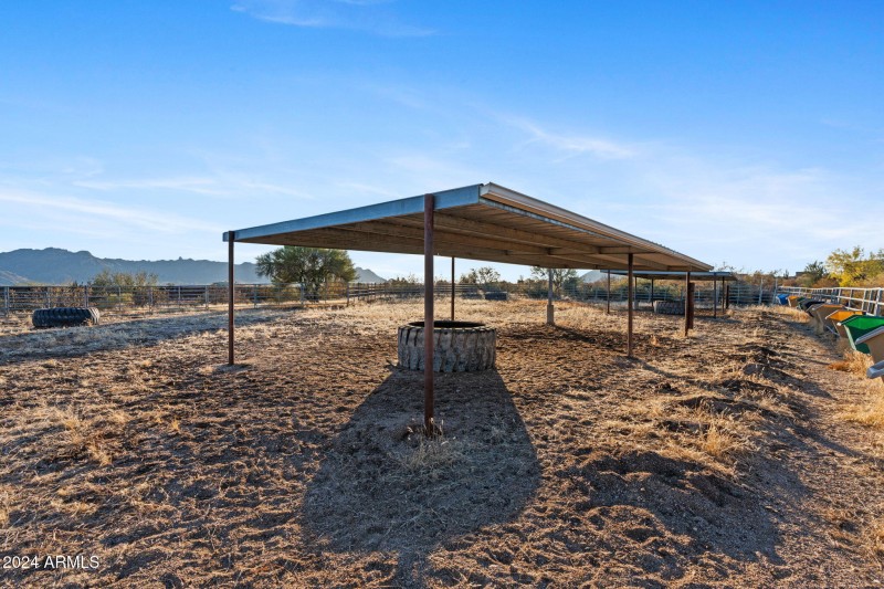 Covered Horse Stalls