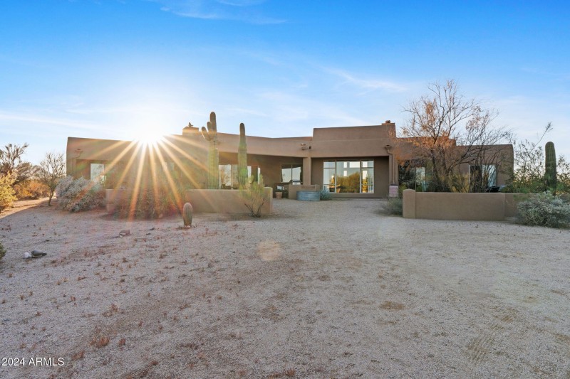Back of the home