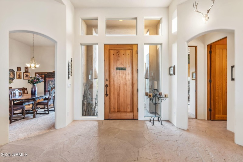Front entry + foyer