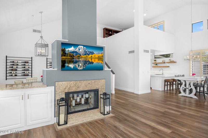 LIVING RM TO DINING RM VIEW