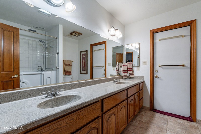 Hall Bath with Walk in Tub