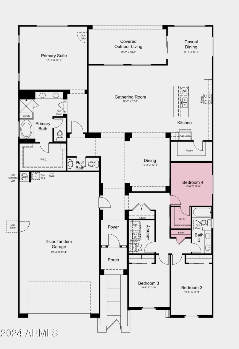 Bradshaw II floor plan