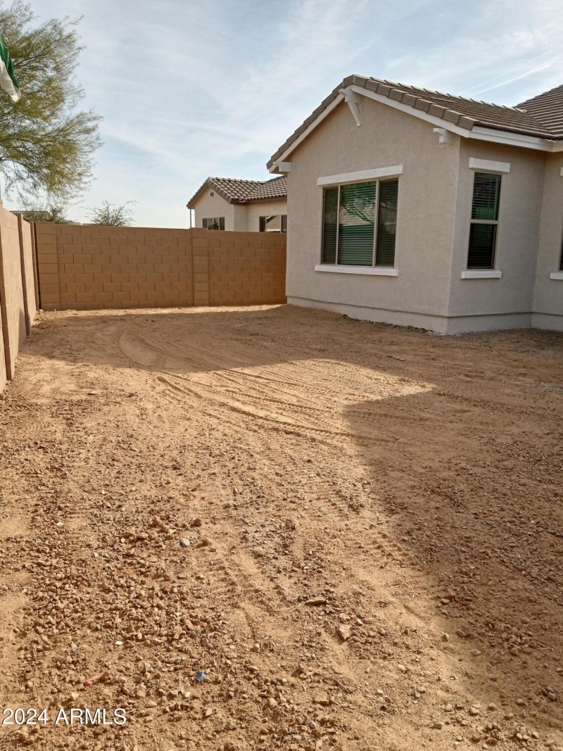 Rear Elevation & Backyard