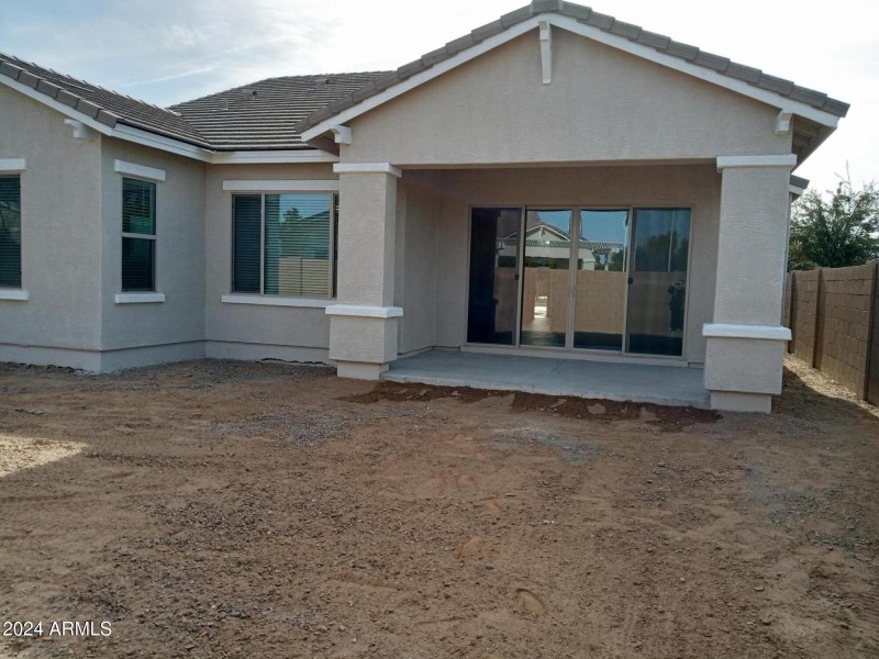 Rear Covered Patio
