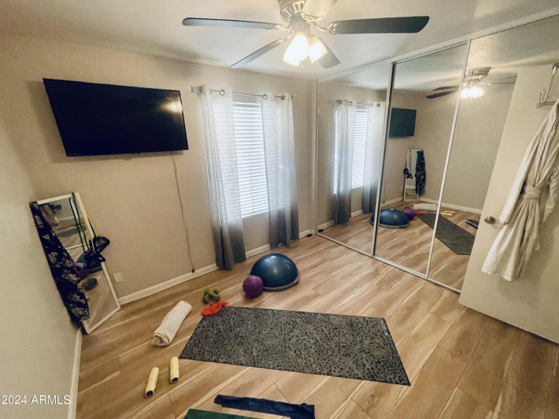 2nd Bedroom as workout room