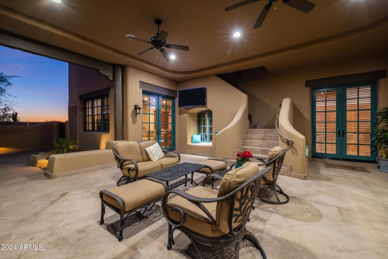 Relax in patio off the casita