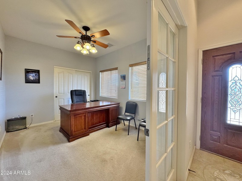 3rd BR/office off of front entry