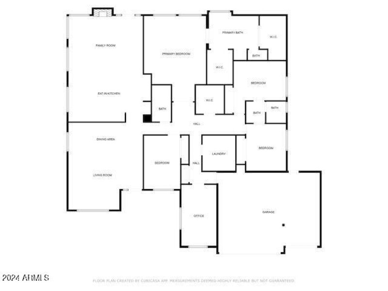 2D Floor Plan for 23307 North 71st Drive