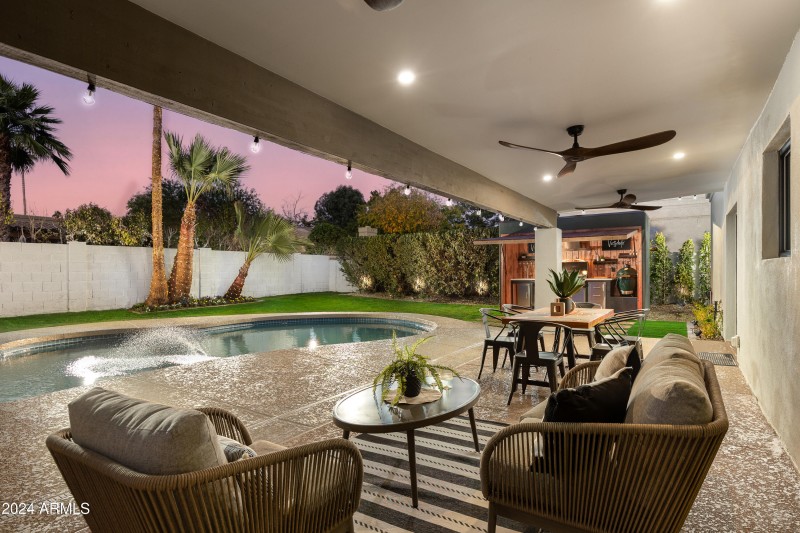 VIEW FROM THE PATIO