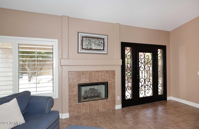 Family Room-Fireplace