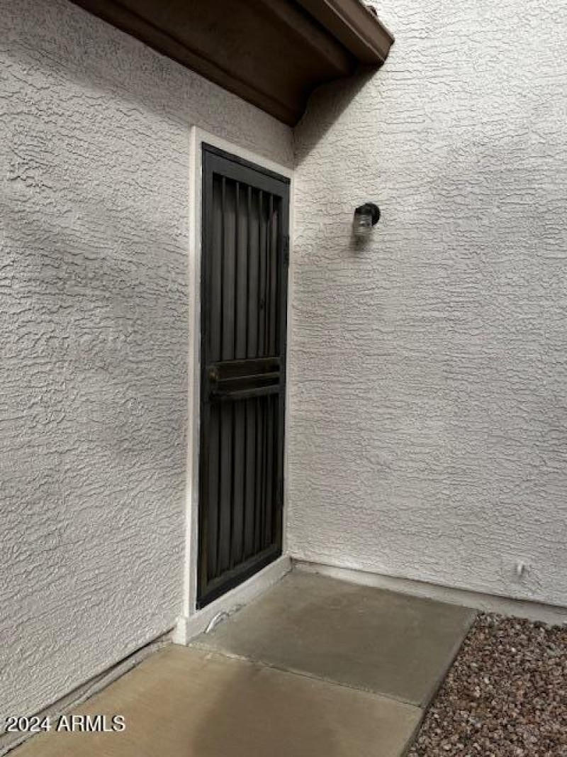 Back service door