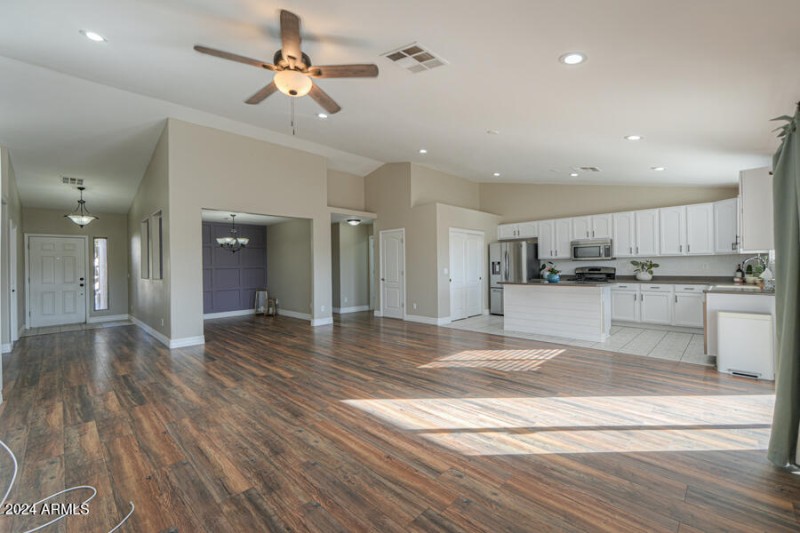 Kitchen and dining room