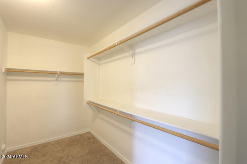 Primary closet