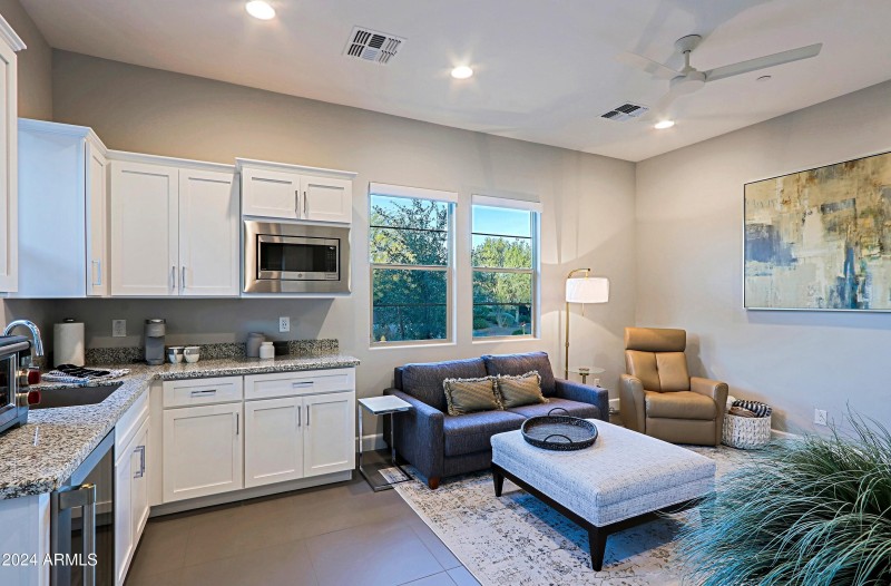 Casita Kitchen and Living Room