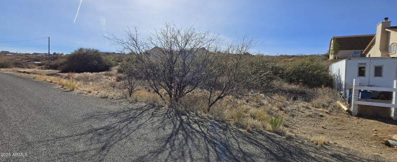 North Corner of Property