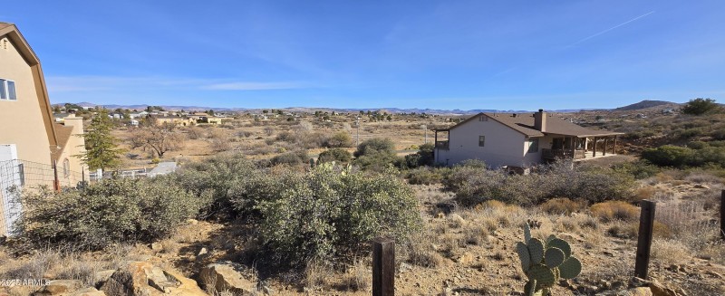 West Corner of Property