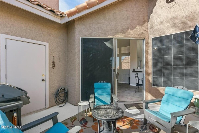 Back patio