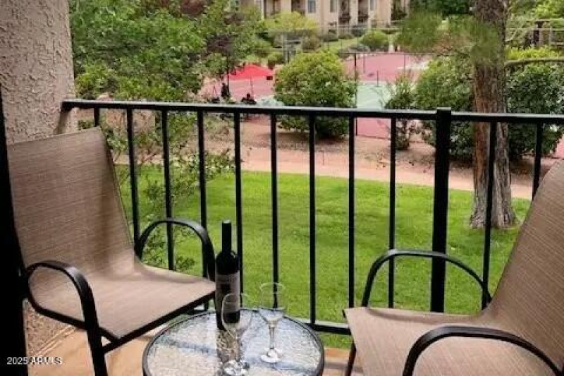 View from balcony
