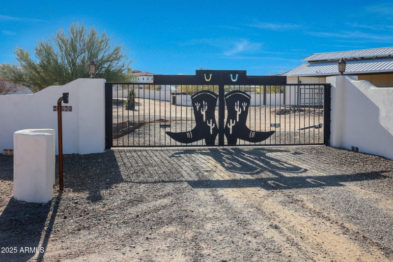 Private Gate w/ Keypad