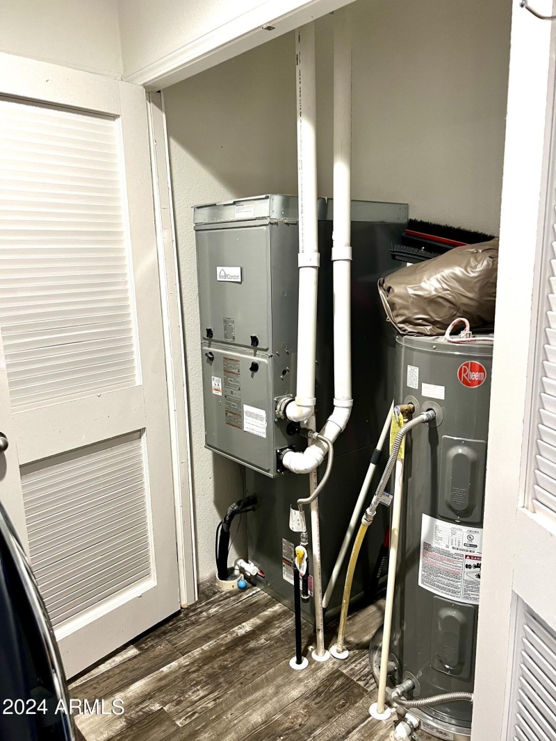 AIR HANDLER AND HOT WATER HEATER