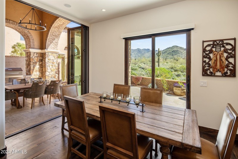 bifold doors to outside
