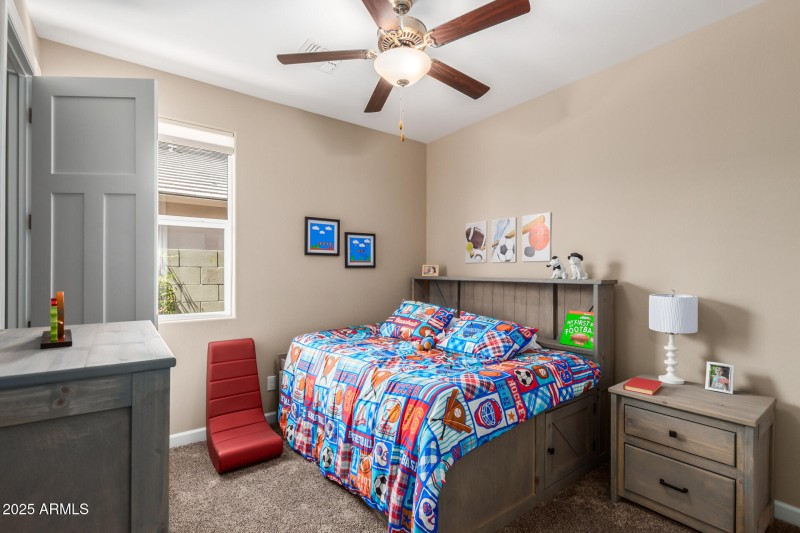 Bedroom 3 with Walk In Closet