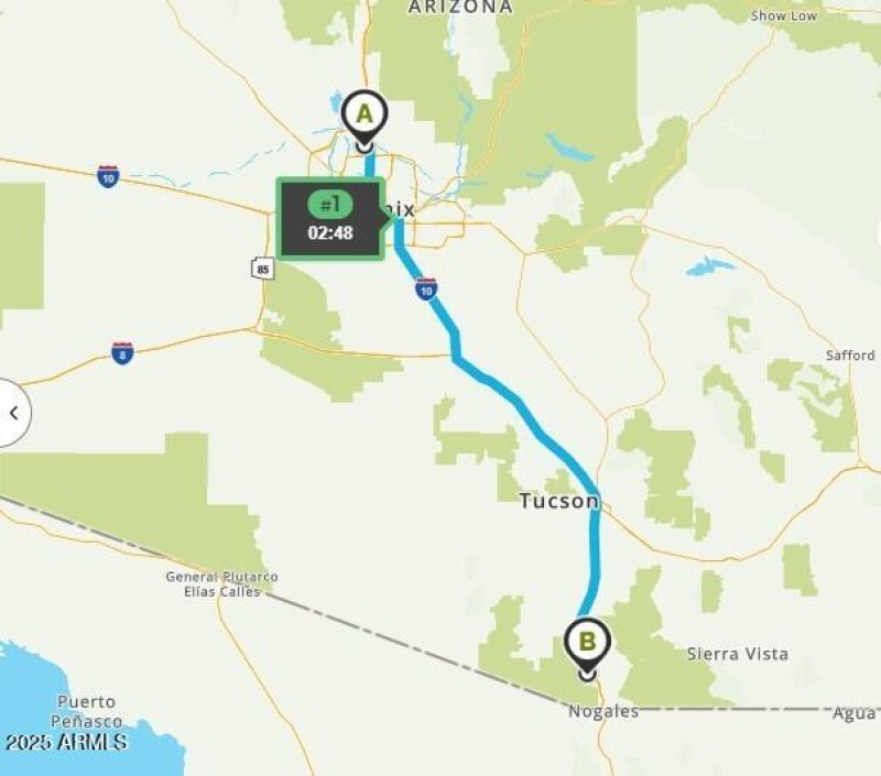 1193 even lane 6 driving map