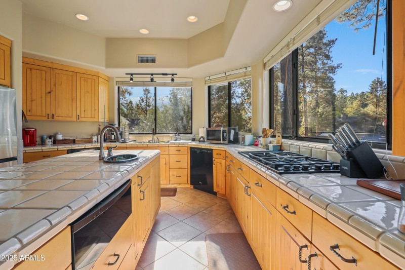 Kitchen Views to Water Features