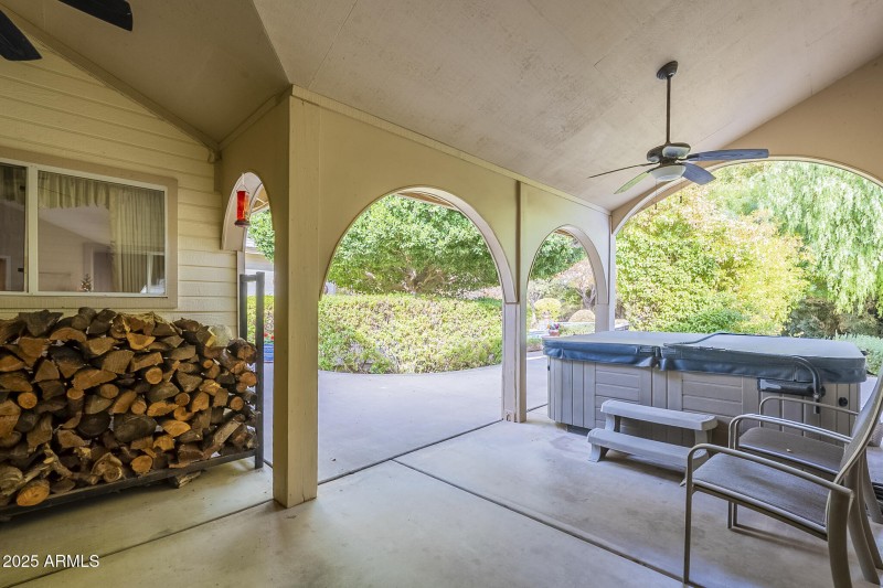 Covered Patio Backyard