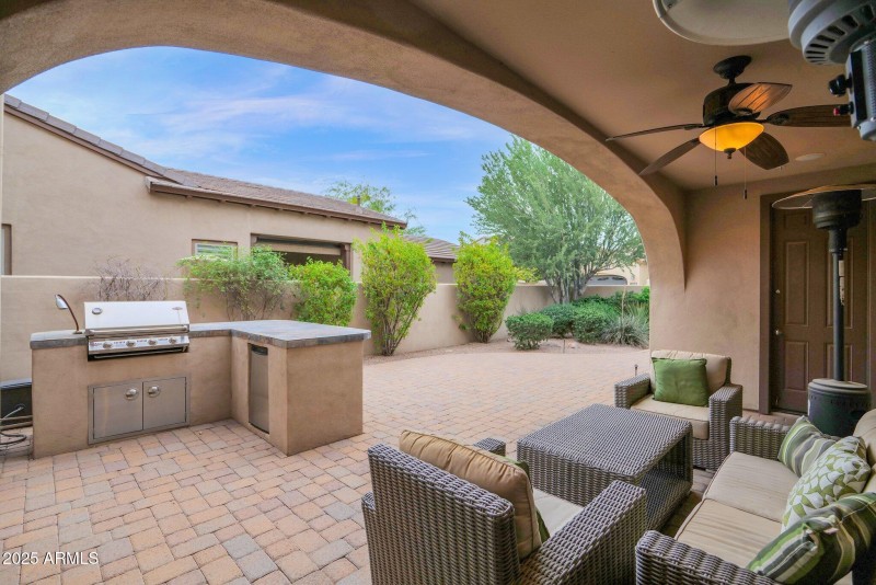 Covered patio