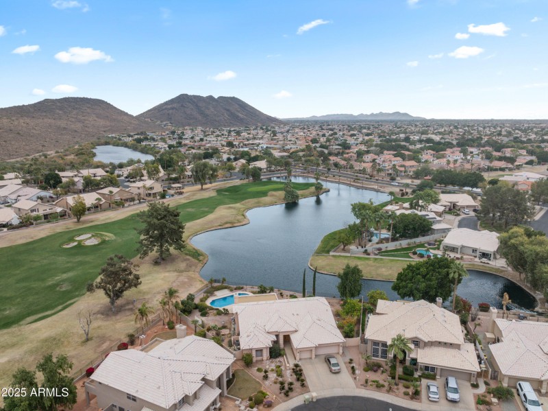 Golf course and water
