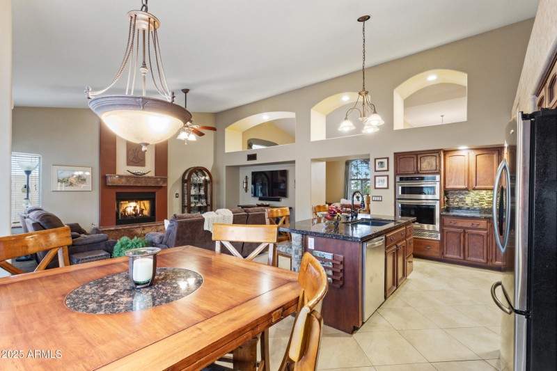 Kitchen and dining