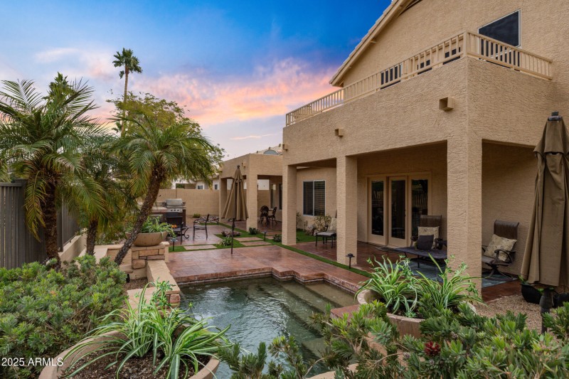 Pool and primary patio