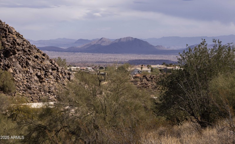 View to the east