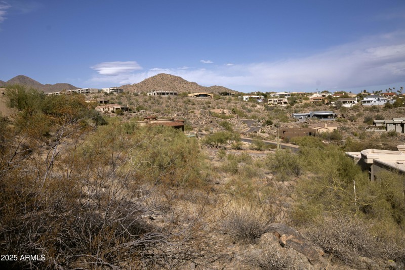 From lot towards driveway