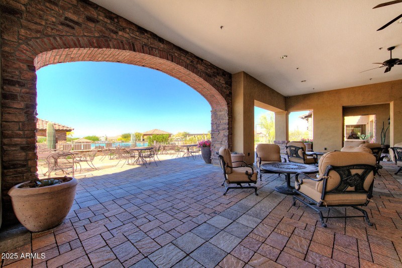 Owners Club Loggia and Patio by Pool