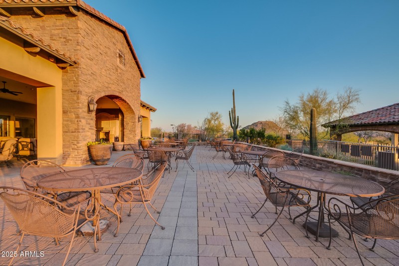 Owners Club Rear Patio