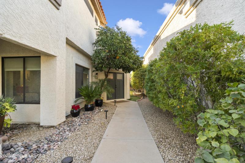 BEAUTIFULLY LANDSCAPED ENTRY