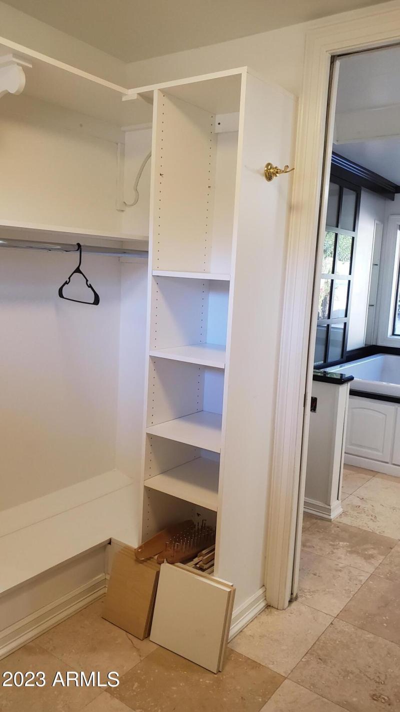 master closet shelves