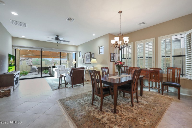 Dining Room Open to Great Room