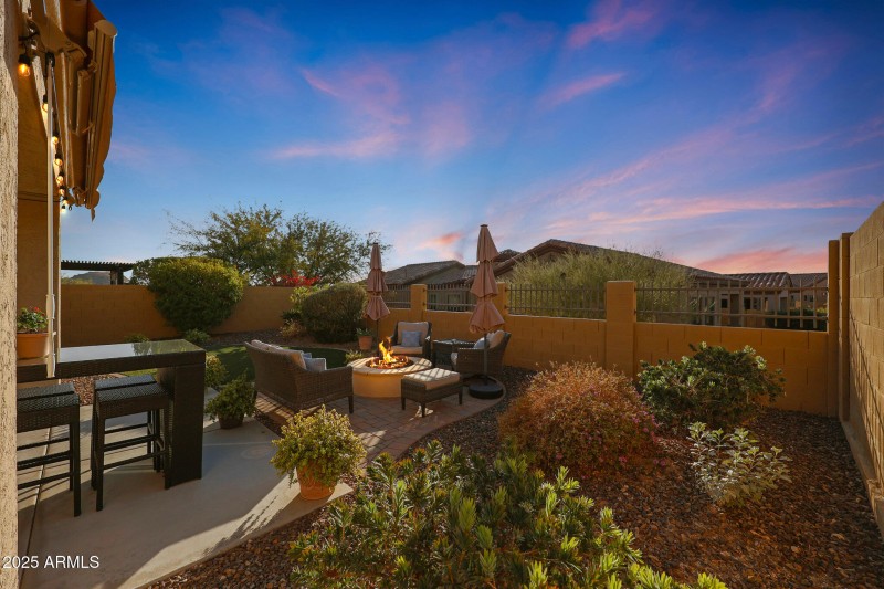 Patio at Twilight