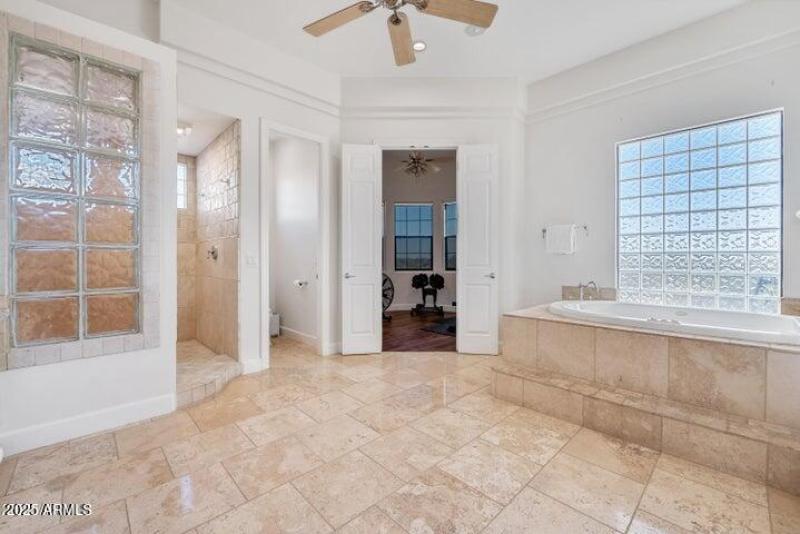 Relax in the spa tub