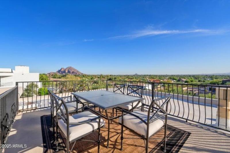 Many outdoor dining and living spaces