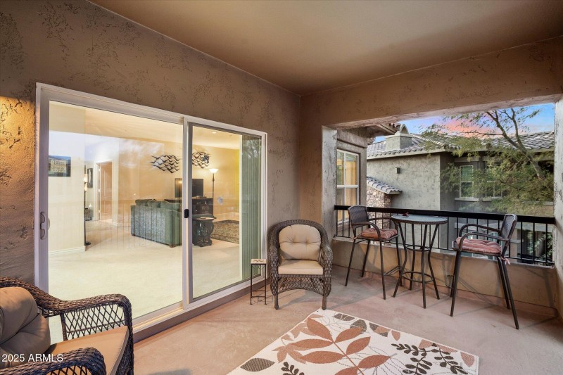 Large patio