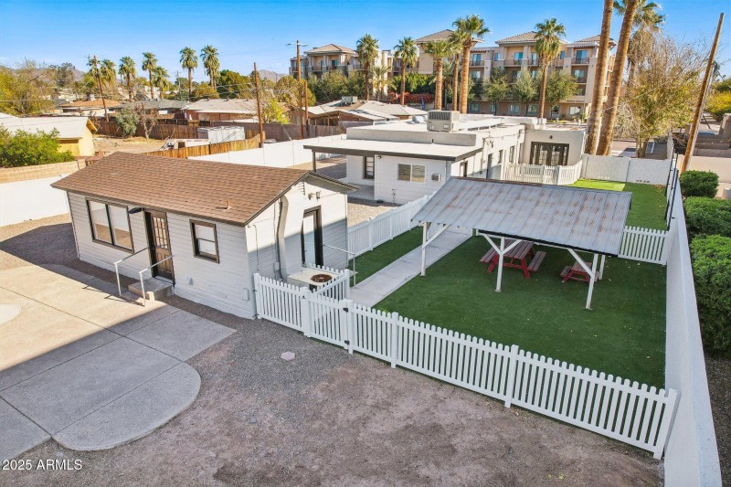 Aerial of the outdoor area