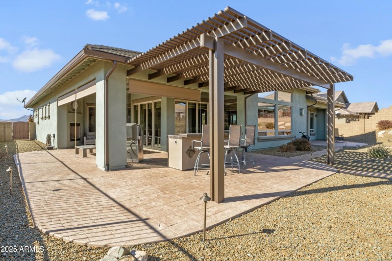 BACK PATIO & PERGOLA
