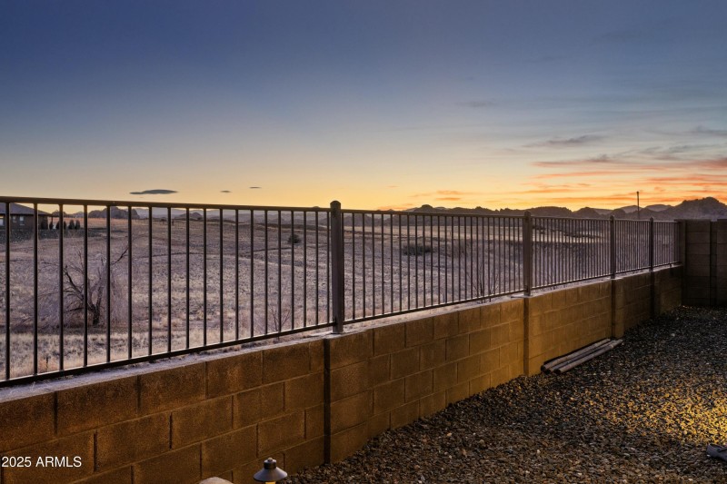SIDE YARD VIEW