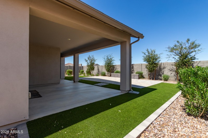 Back Yard Extended Patio