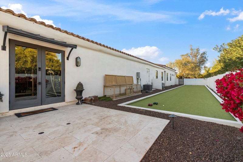 62-Bocceball Court and Gym Entrance