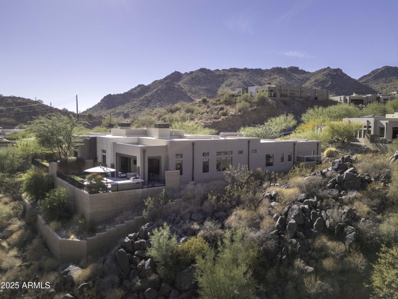 Side of Home from Desert